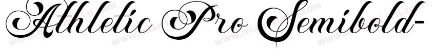 Athletic Pro Semibold字体转换